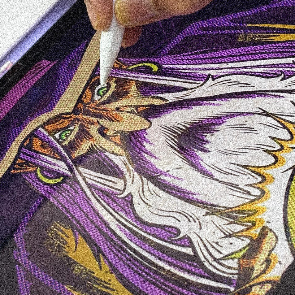 Artist at work