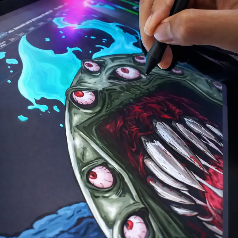 Artist at work