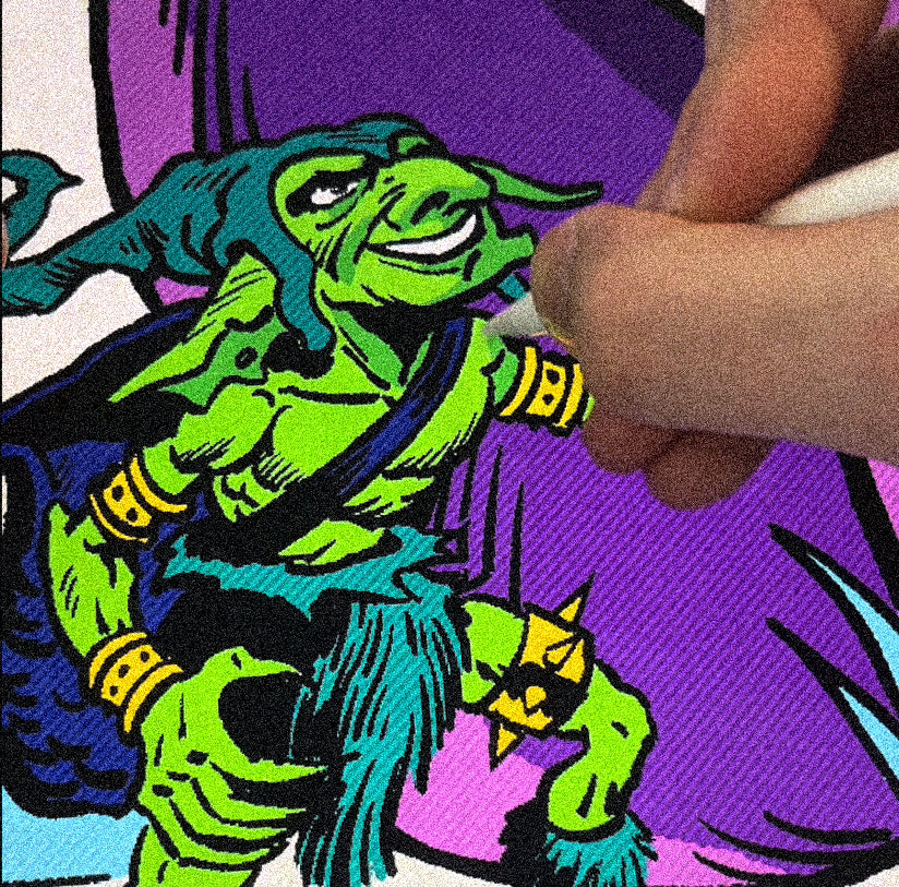 Artist at work
